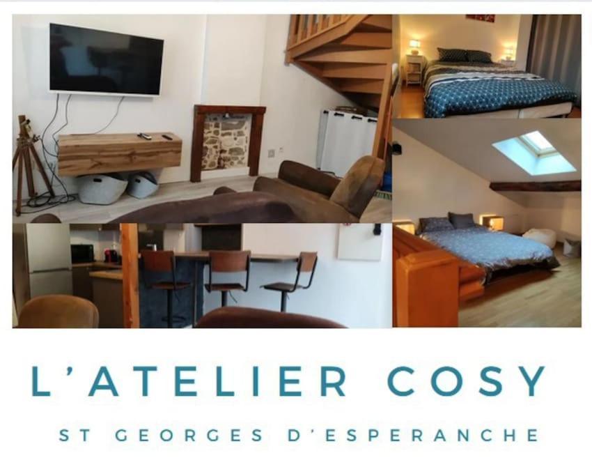 L'Atelier Cosy - Maison De Village Atypique Saint-Georges-d'Esperanche ภายนอก รูปภาพ